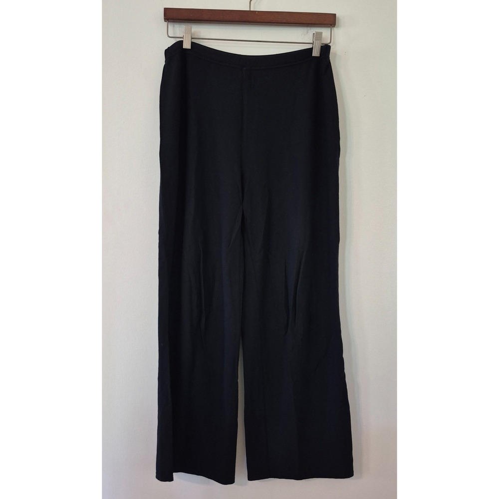 Eileen Fisher Size XS Stretch Crepe Wide Leg Pants P139 French Fabric Capsule